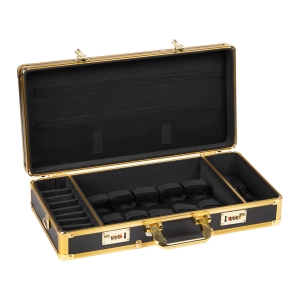 BARBER BLACK AND GOLD HAIRDRESSING SUITCASE (136915)