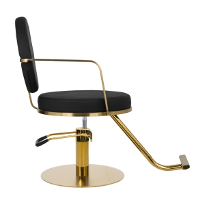 GABBIANO HAIRDRESSING CHAIR ARRAS BLACK GOLD (136679)