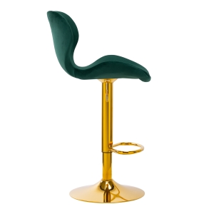 BAR STOOL QS-B15 VELVET GREEN (141187)