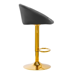 4Rico Bar Hocker QS-B16G velvet gray (141189)