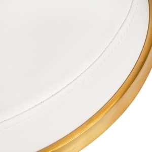 COSMETIC STOOL H4 WHITE GOLD (140258)