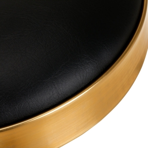 COSMETIC STOOL H7 GOLD BLACK (140261)