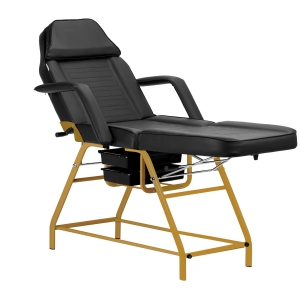 Cosmetic chair 557G with cuvettes black (147250)