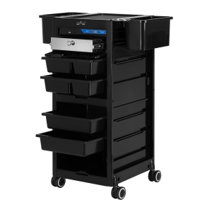 Gabbiano hairdresser's helper with UV sterilizer 68UV black (147025)