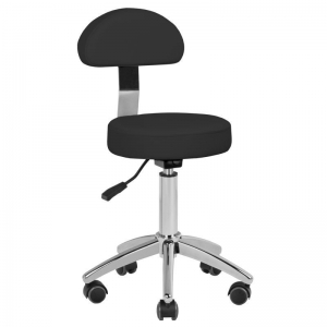 Electric cosmetic chair SILLON Lux 273b + stool 304 black (148298)