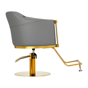 Hairdressing chair Burgos Gold Gray (148031)