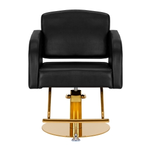 Hairdressing chair Gabbiano Turyn black gold (148034)