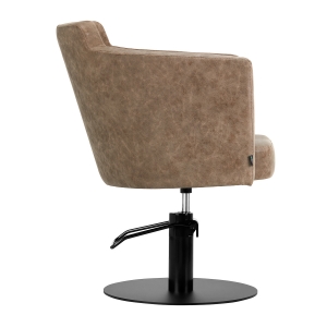 Hairdressing chair Gabbiano Roma old Brown (148055)