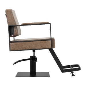 Hairdressing chair Gabbiano Modena old Brown (148059)