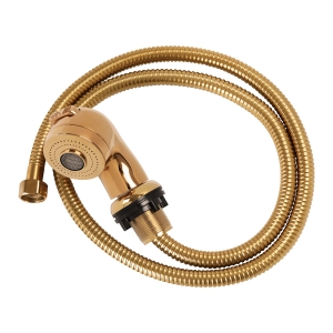 Hairdressing wash unit handset gold large (148070)