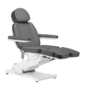 Electric cosmetic chair SILLON CLASSIC 3 motors with pedi cradle gray (148293)
