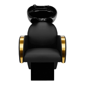 Gabbiano hairdressing wash unit Malaga gold and black (148079)
