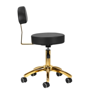 Cosmetic stool AM-304G Black (148165)