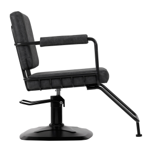 Gabbiano Katania Loft Old Leather hairdressing chair black (147876)