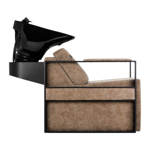 Hairdressing Wash Unit Modena Black Antique (148057)