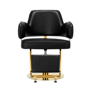 Hairdressing chair Gabbiano Linz NQ Gold Black (148063)