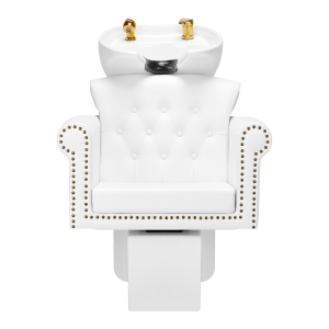 Gabbiano hairdressing wash unit Berlin gold white (112855)