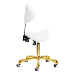 Giovanni cosmetic stool 1004 gold white (147847)