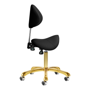 Giovanni cosmetic stool 1004 gold black (147848)