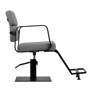 Gabbiano Porto-BM hairdressing chair black gray (148043)