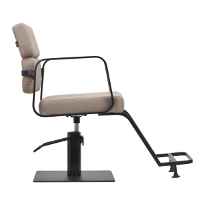 Gabbiano Porto-BM hairdressing chair black beige (148048)