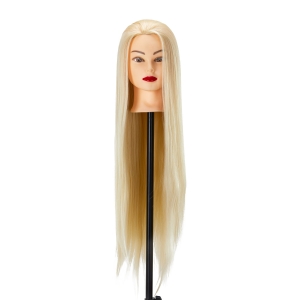 Gabbiano WZ2 hairdressing training head, synthetic hair, color 613#, length 24" (148404)