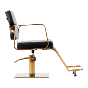 Gabbiano Porto-GM hairdressing chair black (148037)