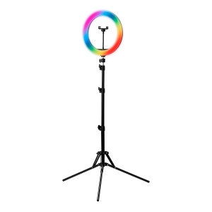 GLOW ring lamp ring RGB 13" bsc with tripod 10W (148021)