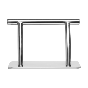 Hairdressing footstool L005S silver (149592)
