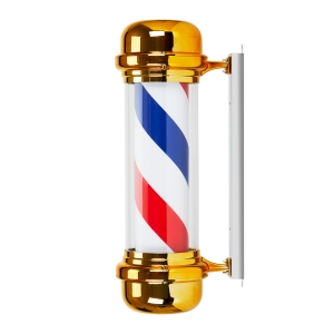 Illuminated plafond barber shop BB-02 gold large (148197)