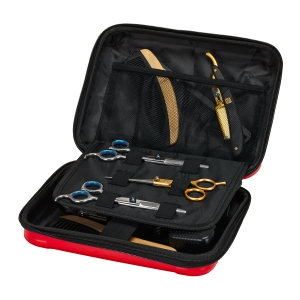 Barber hairdressing case red (148502)
