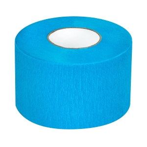 Hairdressing paper collar 5 pcs. blue (148482)