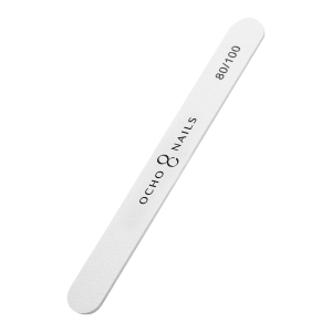 Ocho Nails straight file 80/100 1 pcs. safe pack (150161)