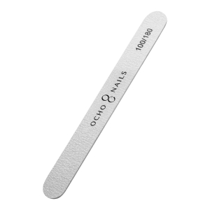 Ocho Nails straight file slim 100/180 1 pc. safe pack (150164)
