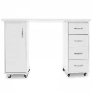 Desk 2027 white two cabinets  (149511)
