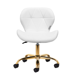 Cosmetic stool QS-06G white (150113)