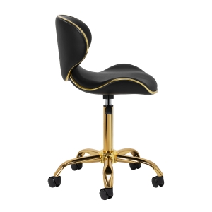 Gabbiano cosmetic stool Q-4599G black (150179)