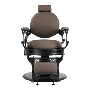 Barber chair Gabbiano Niccolo brown buttonless (153415)