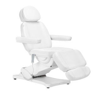 Electric cosmetic chair SILLON CLASSIC 3 motors with heating second edition white (152218)