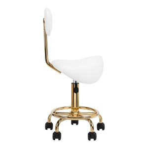 Cosmetic stool 6001-G gold white second category (154521)