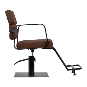 Gabbiano Porto hairdressing chair black chocolate (154172)