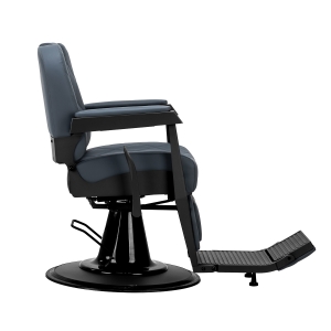 Gabbiano barber chair Bruno with black frame Graphite (153406)