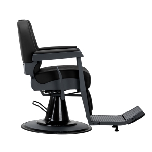 Gabbiano barber chair Bruno with graphite frame Black (153410)