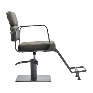 Gabbiano hairdressing chair Porto gray gray (154138)