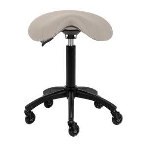 Gabbiano hairdressing stool D032 grey-beige (154217)
