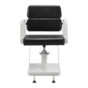 Gabbiano hairdressing chair Porto white black (154141)