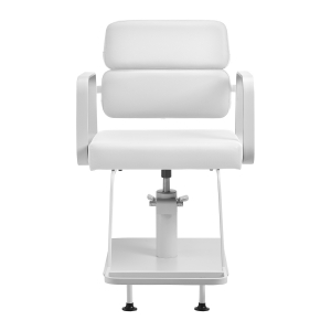 Gabbiano hairdressing chair Porto white white (154143)
