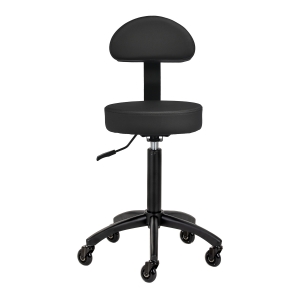 Gabbiano hairdressing stool D026 black (154212)