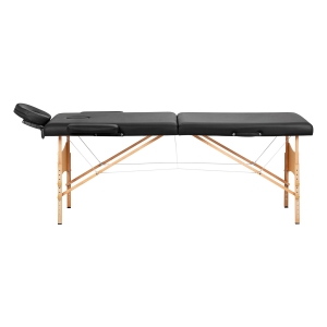 BALANCE wooden folding massage table 2 segment black (155273)