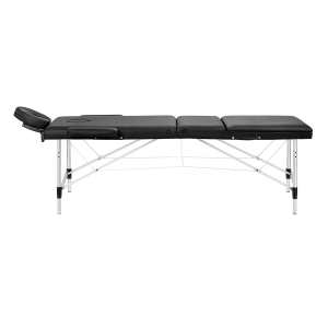 BALANCE aluminium folding massage table 3 segment black (155275)